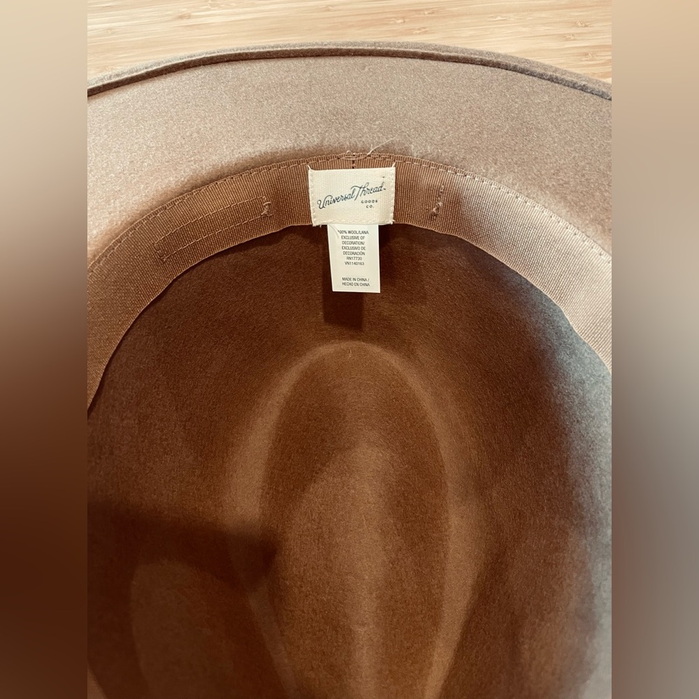 Universal Thread Western Wool Fedora Hat - image 3